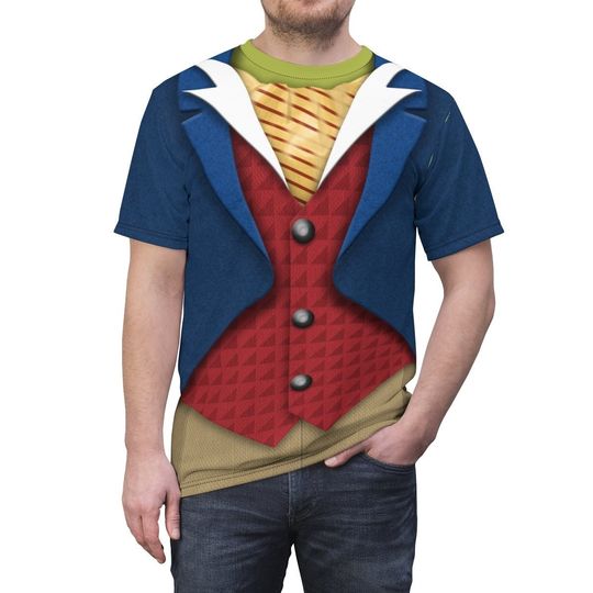 Jiminy Cricket Unisex Shirt, Pinocchio 2022 Movie Inspired Costume 3D T-shirt