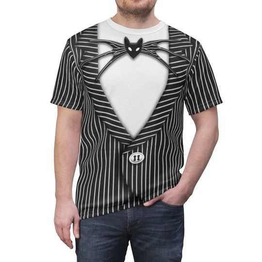 Jack Skellington Shirt, Nightmare Before Christmas Costume 3D T-shirt