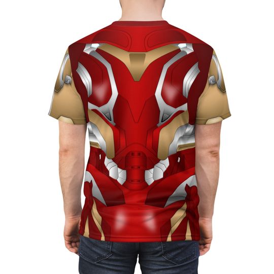Iron Man LXXXV Armor Unisex Shirt, Iron Man Mark 85 Costume, Marvel Inspired Cosplay, Disney Avengers Campus, Event Apparel, Running Outfits