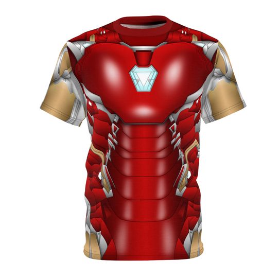 Iron Man LXXXV Armor Unisex Shirt, Iron Man Mark 85 Costume, Marvel Inspired Cosplay, Disney Avengers Campus, Event Apparel, Running Outfits
