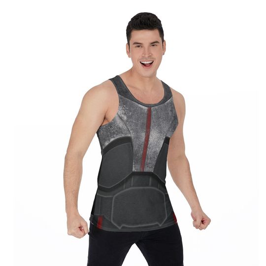 Hunter Bad Batch Clone Force 99 3D Tank Top, Disney Cast Member Costume, Running Cosplay