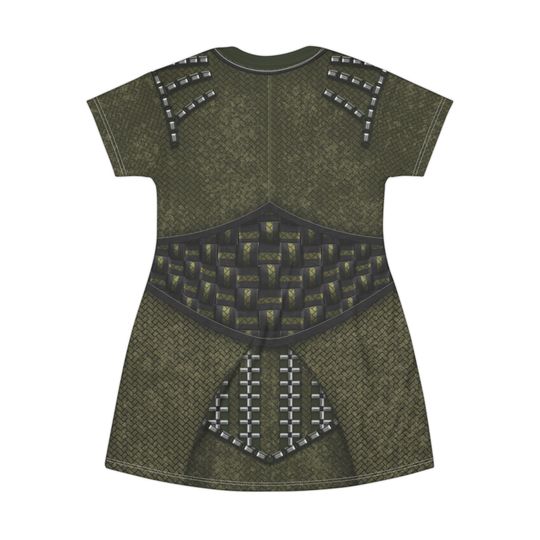 Dar-Benn Short Sleeve Dress, The Marvels Inspired Costume, Cosplay Member of Starforce