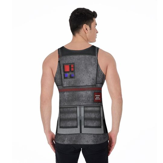 Hunter Bad Batch Clone Force 99 3D Tank Top, Disney Cast Member Costume, Running Cosplay