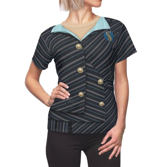 Shenshen Women's Shirt, Retro Wicked Cosplay Costume, Shiz University Uniform
