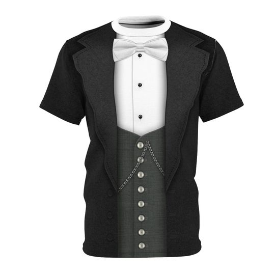 Butler Ghost Shirt, Haunted Mansion 2023 Film Inspired Costume