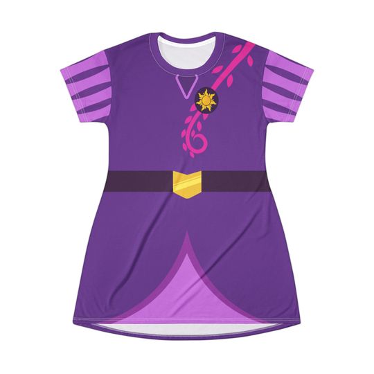 Rapunzel's Tangled Adventure Costume, Rapunzel Short Sleeve Dress