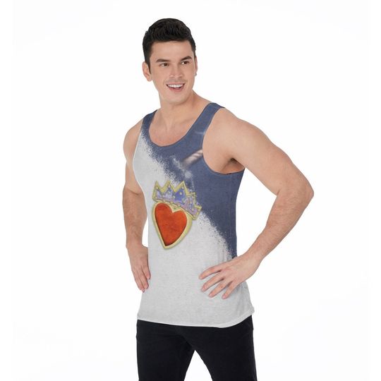 Evie's Heart Descendants 2 3D Tank Top, Disney Running Cosplay