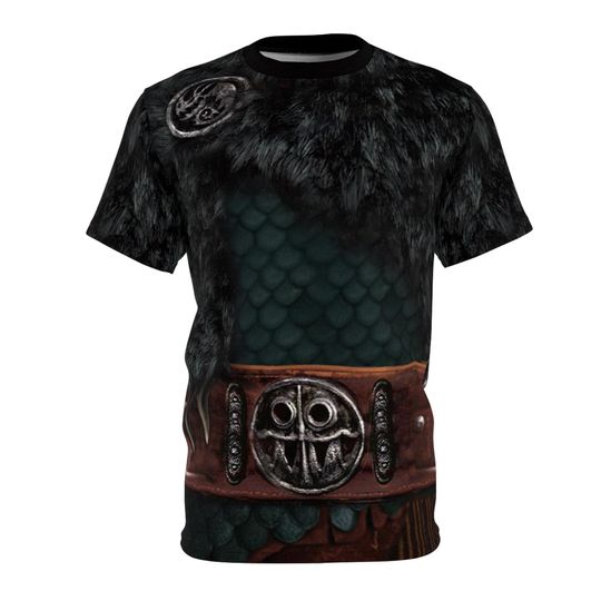 Snotlout Green Shirt, Train Your Dragon 2 Costume