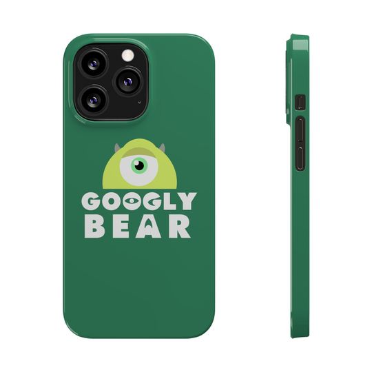 Googly Bear All Model iPhone Cases, Mike Wazowski, Tough or Slim Mobile Case