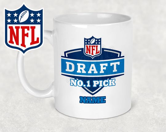 football Draft Watching Personalised Mug