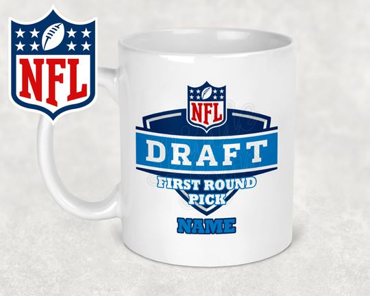 football Draft Watching Personalised Mug