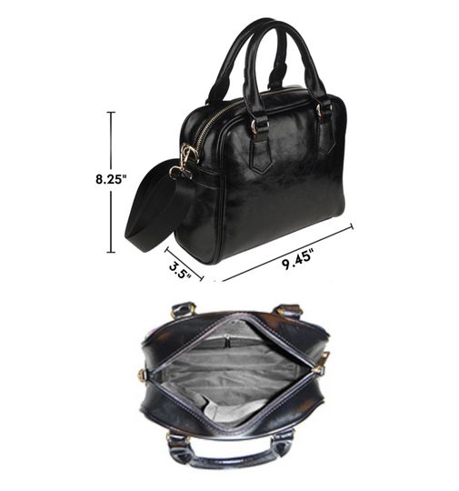 Gothic Moth Shoulder Bag, Dark Butterfly Handbag,