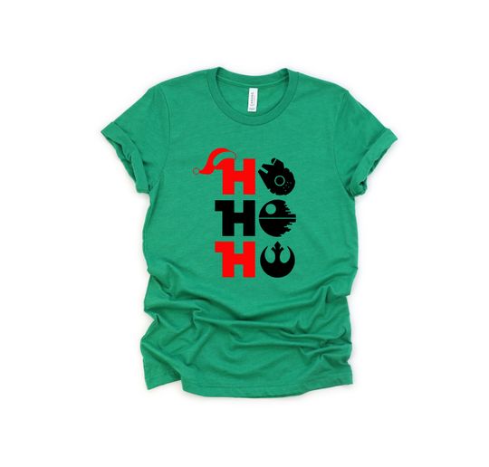 Star Wars Ho Ho Ho T-Shirt, Disney Star Wars Holiday T-shirt