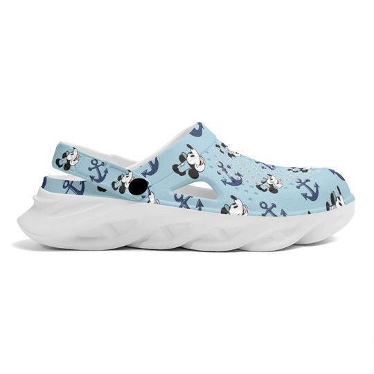 Steamboat Willie Clogs Women's Mickey Mouse EVA Summer Beach Hollow Out Sandals Steamboat Willie Foam Clogs