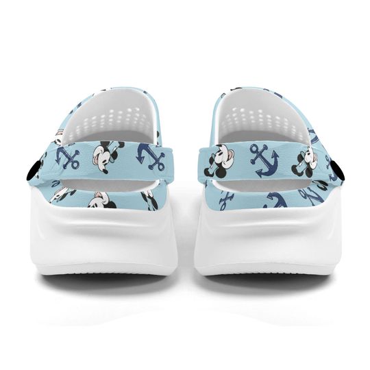 Steamboat Willie Clogs Women's Mickey Mouse EVA Summer Beach Hollow Out Sandals Steamboat Willie Foam Clogs