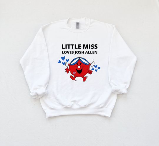 Little Miss Loves Josh Allen Sweatshirt