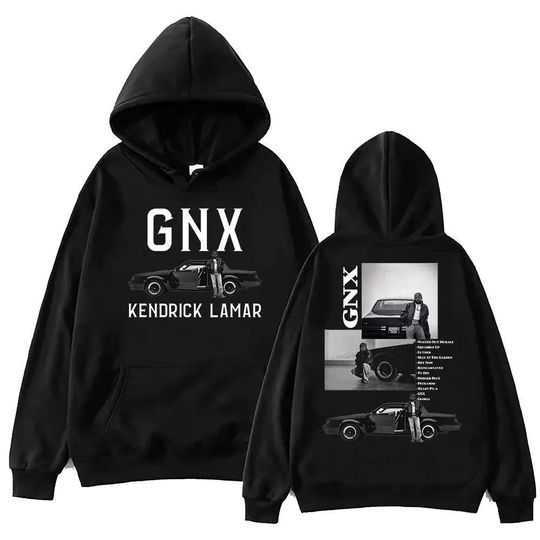 Kendrick Lamar GNX Tour Hoodie Vintage Hip Hop Pullover