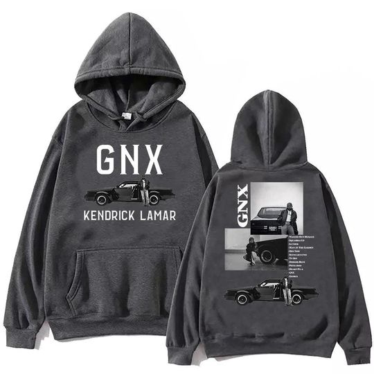 Kendrick Lamar GNX Tour Hoodie Vintage Hip Hop Pullover