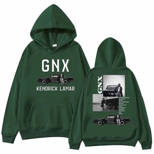 Kendrick Lamar GNX Tour Hoodie Vintage Hip Hop Pullover