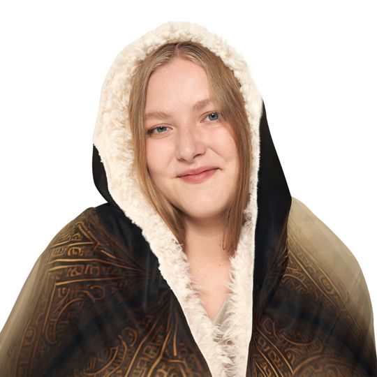 Snuggie  Snuggle Brown Evil Eye Blanket