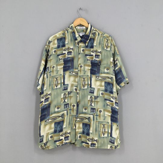Pierre Cardin Rayon Hawaiian Shirt