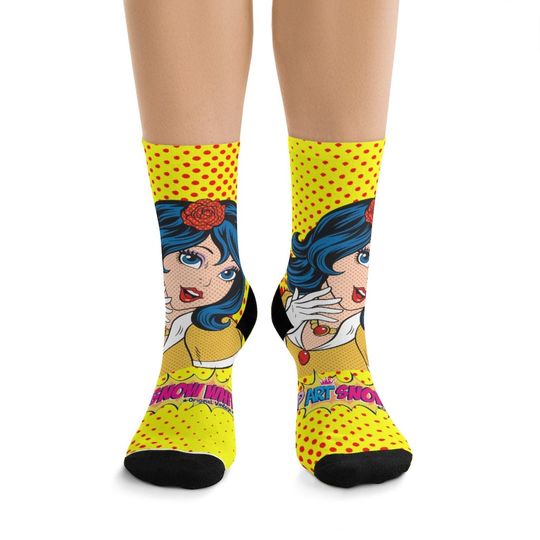 Snow White Pop Art Princess Socks