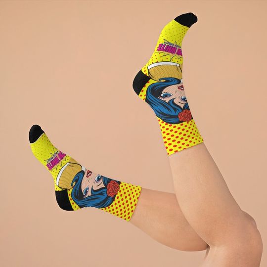 Snow White Pop Art Princess Socks