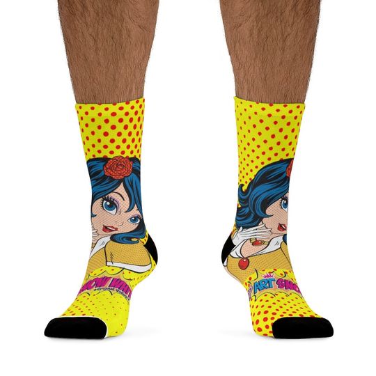 Snow White Pop Art Princess Socks