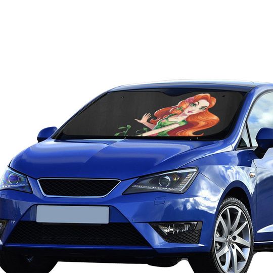 Poison Ivy Car Sun Shade Cover Travelling