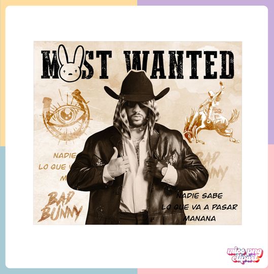 Bad Bunny Tumbler with Lid and Straw 20oz