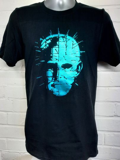 Shiny Hellraiser Pinhead T-shirt  - 80's Horror Shirt