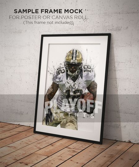 Marques Colston Poster, New Orleans Saints