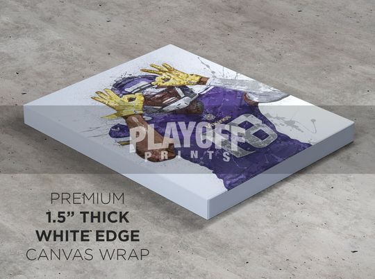 Justin Jefferson Poster, Minnesota Vikings