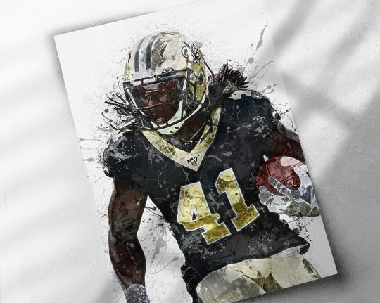 Alvin Kamara Poster, New Orleans Saints