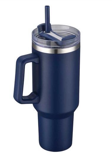 Beetlejuice Engraved 40 oz Tumbler with Handle