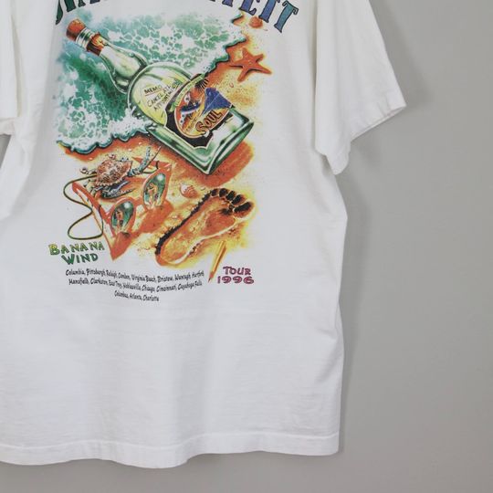 Vintage 1996 Jimmy Buffett Banana Wind Lizard T-Shirt