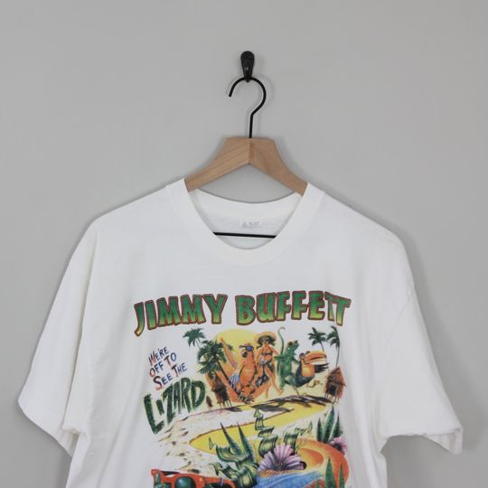 Vintage 1996 Jimmy Buffett Banana Wind Lizard T-Shirt