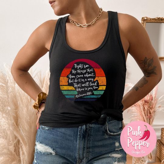 RBG Quote Tank Ruth Bader Ginsburg Quote Tank Top