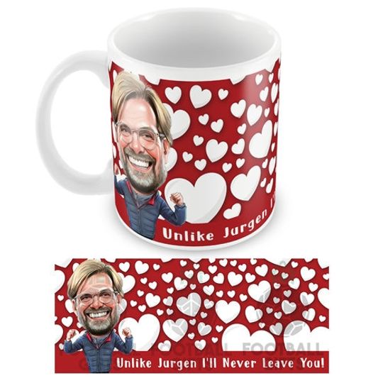 Liverpool Fans Valentine's Day Mug - Klopp Vector Heroes