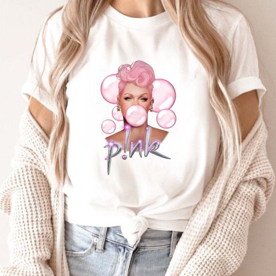 Pink Tour Tshirt. Concert t shirt for the Summer Carnival tour 2024