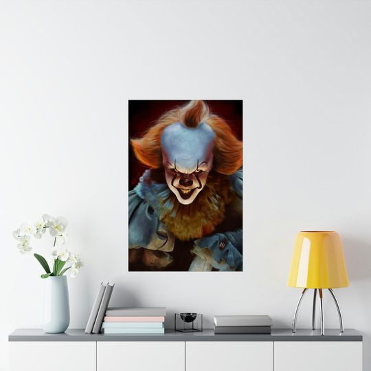 IT Poster, Pennywise Poster, Wall Decor