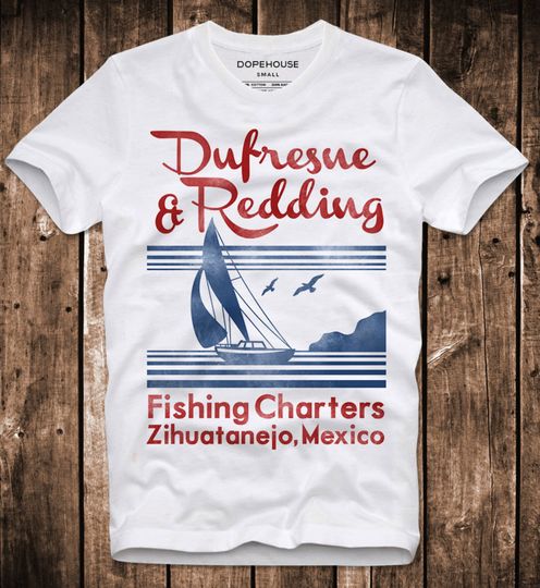 T-Shirt Shawshank Redemption Stephen King dufresne redding Retro Vintage Cult Movie Cool