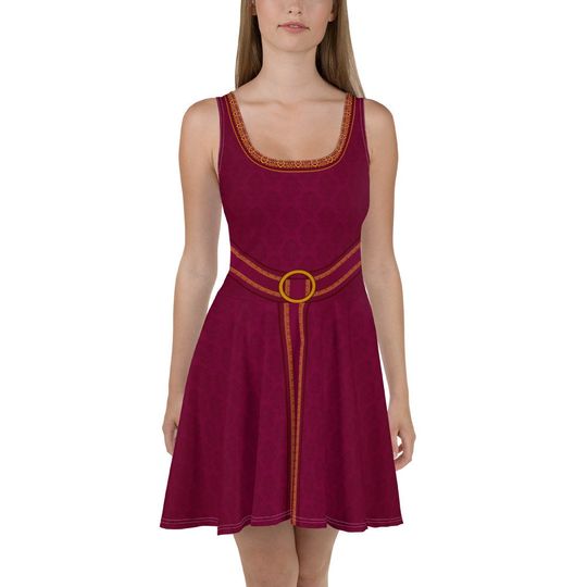 Cosplay Tower Enchantment: 'Eternal Elegance' Gothel Skater Dress
