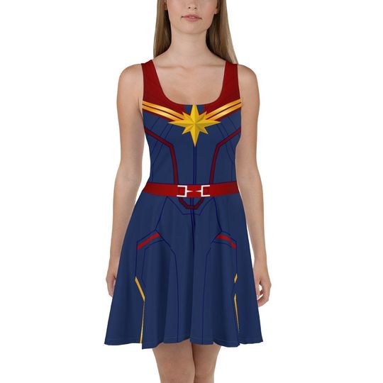 You Look Marvelous!: Women's Dynamic Superhero Athletic Skater Dress