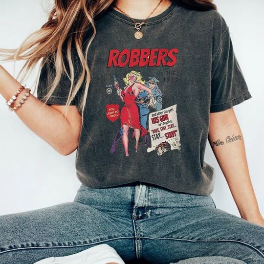Robbers The 1975 Vintage Retro Music TShirt