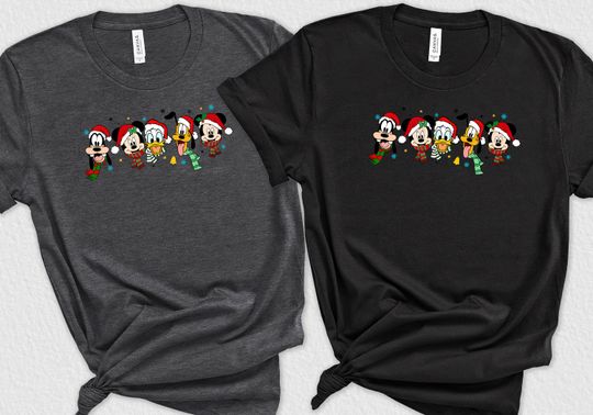 Disney Characters Christmas Shirt, Donald Duck T-shirt, Mickey Mouse T-Shirt