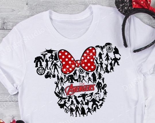 Disney Avengers shirts, Marvel Mickey Head, Disney Mickey Shirt