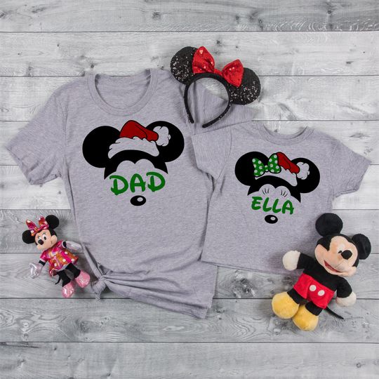 Disney Family Shirts,Disney Christmas Trip,Christmas matching shirts with name