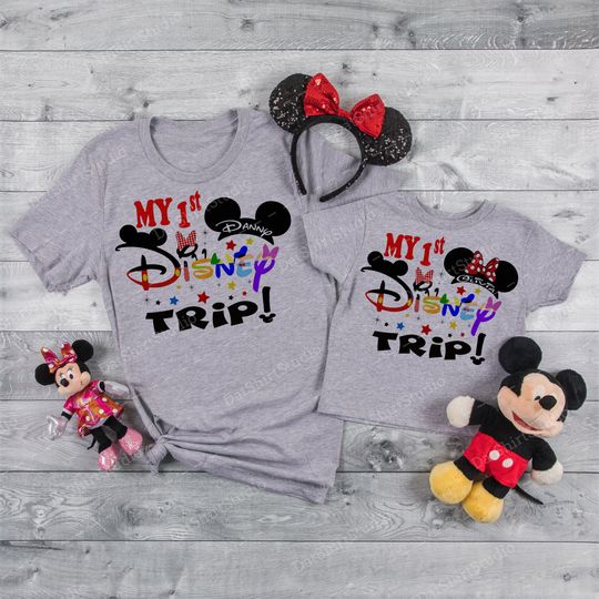 Disney Shirts, First Disney Trip Shirt with Custom name