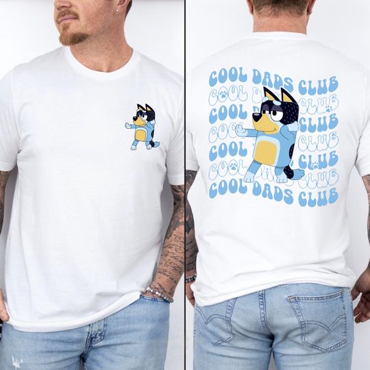 Bl.u.e.y Cool Dad Shirt, Blue Father's Day Shirt